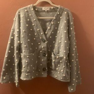 Madewell wool blend cardigan.